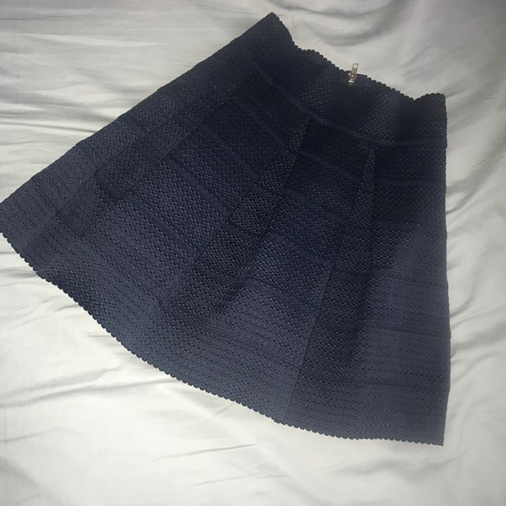 Navy blue mini skirt - Picture 1 of 2